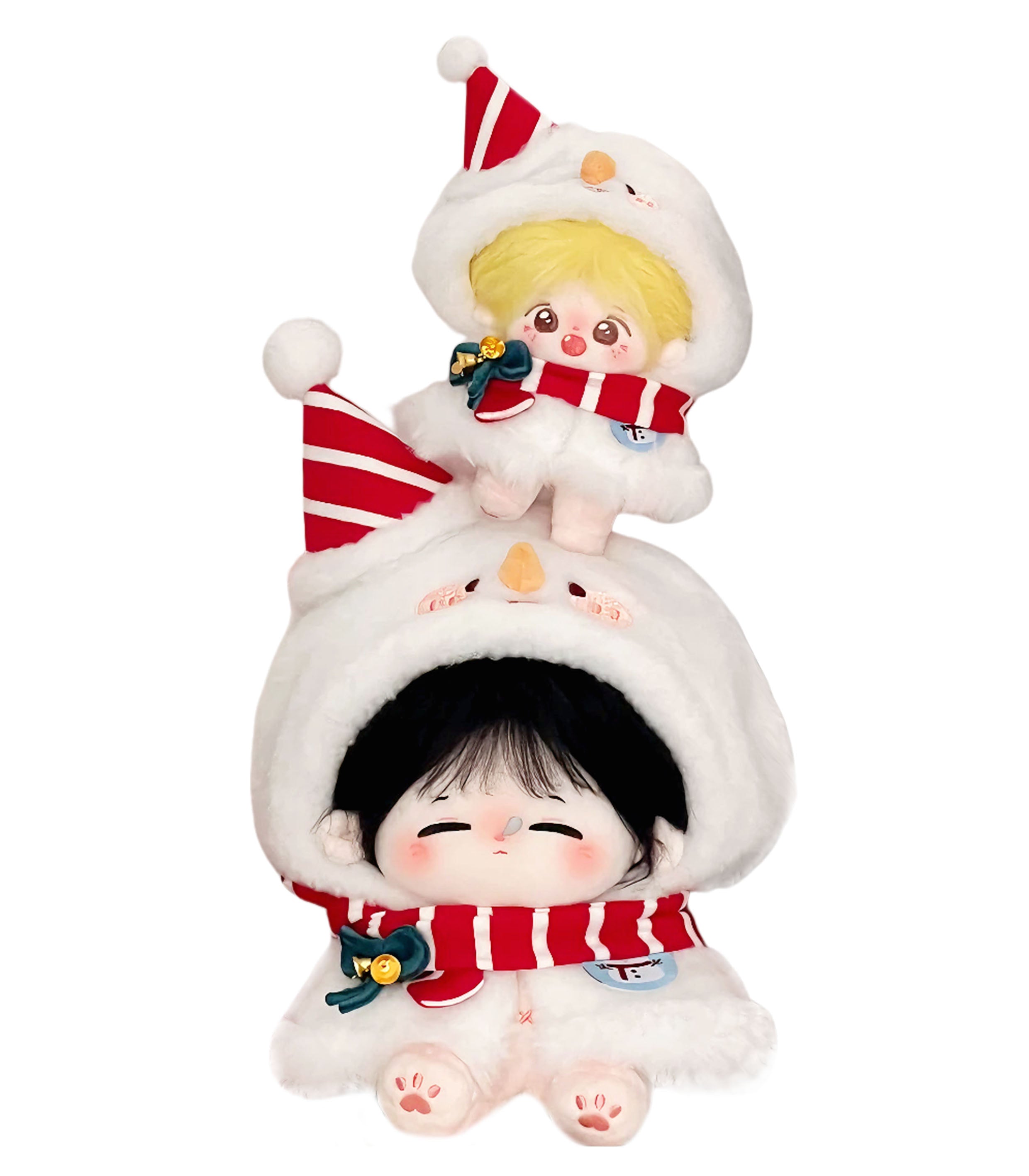 Doll Clothes |Christmas Doll's Snowman  Balaclava Set - Festive & Fun |  Doll's Snowman Hood