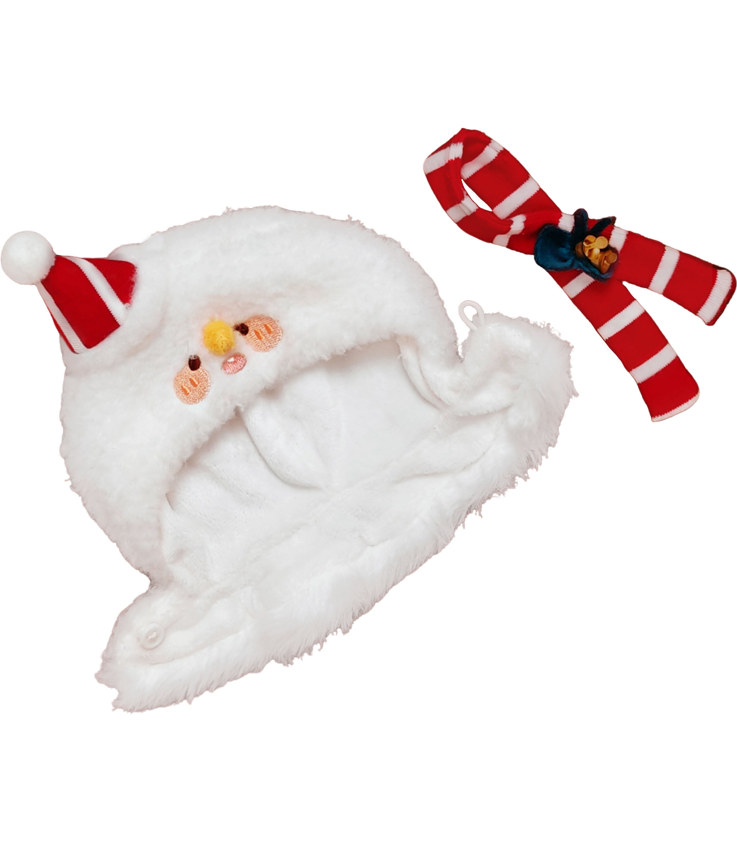 Doll Clothes |Christmas Doll's Snowman  Balaclava Set - Festive & Fun |  Doll's Snowman Hood
