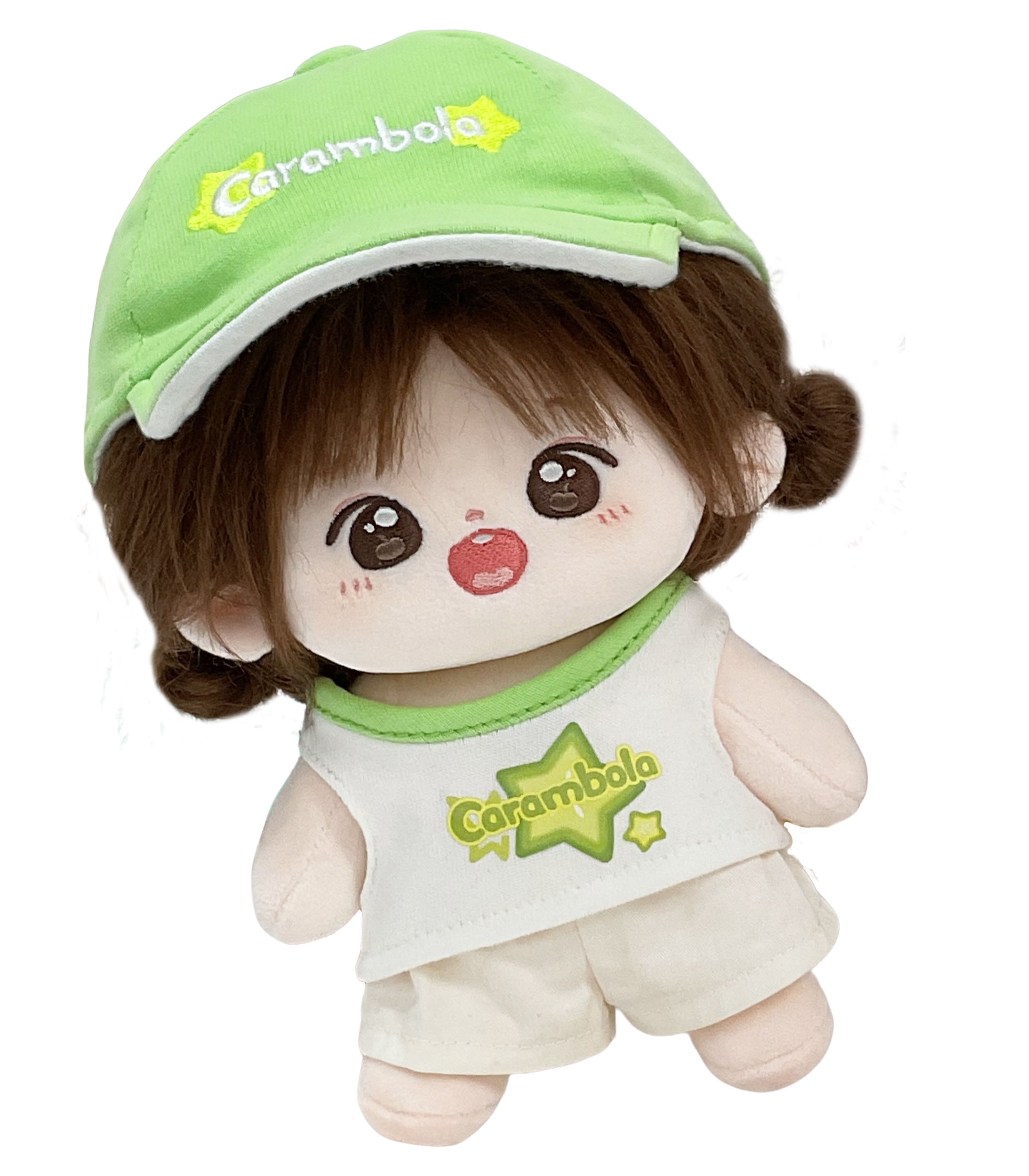 Doll Clothes | Five-color baseball uniform set | Five-color baseball cap | Fruit elements