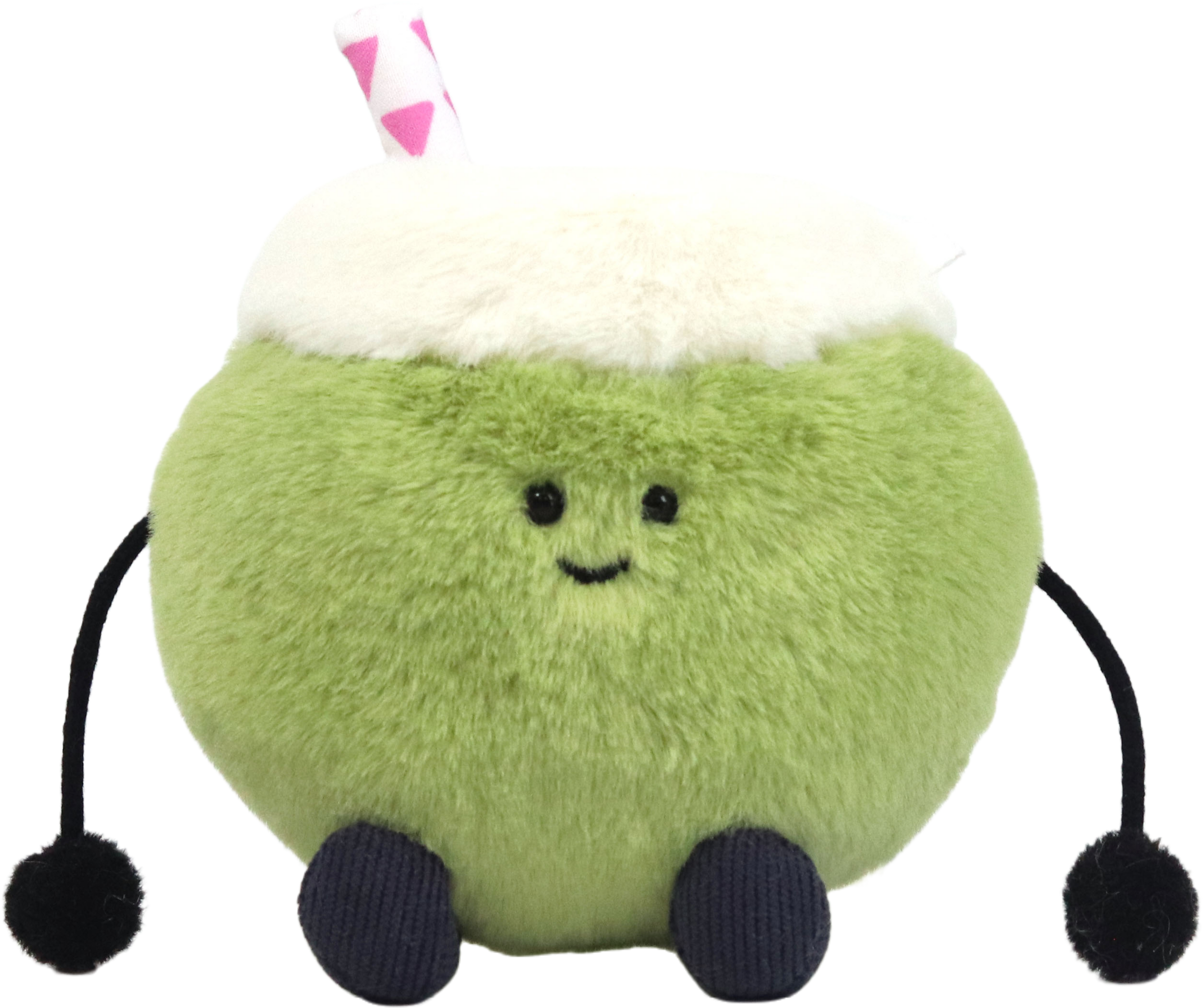 Tropical Fruit Plush Keychain