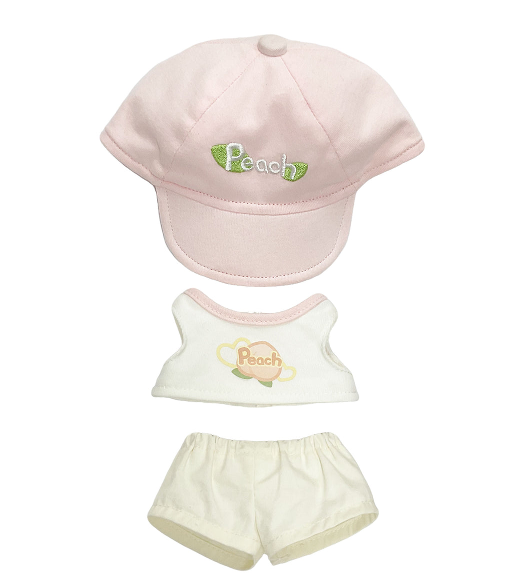 Doll Clothes | Five-color baseball uniform set | Five-color baseball cap | Fruit elements