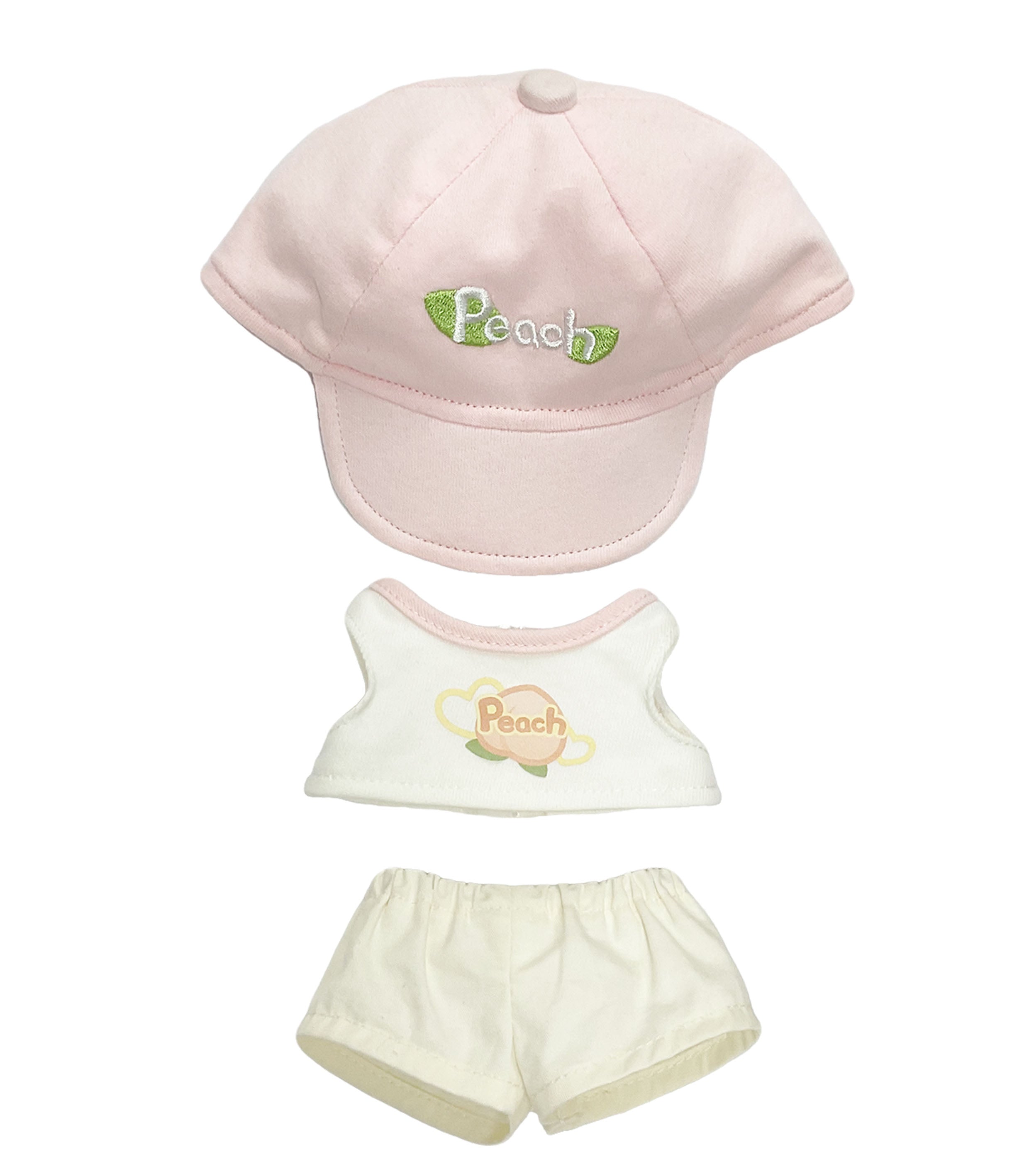 Doll Clothes | Five-color baseball uniform set | Five-color baseball cap | Fruit elements