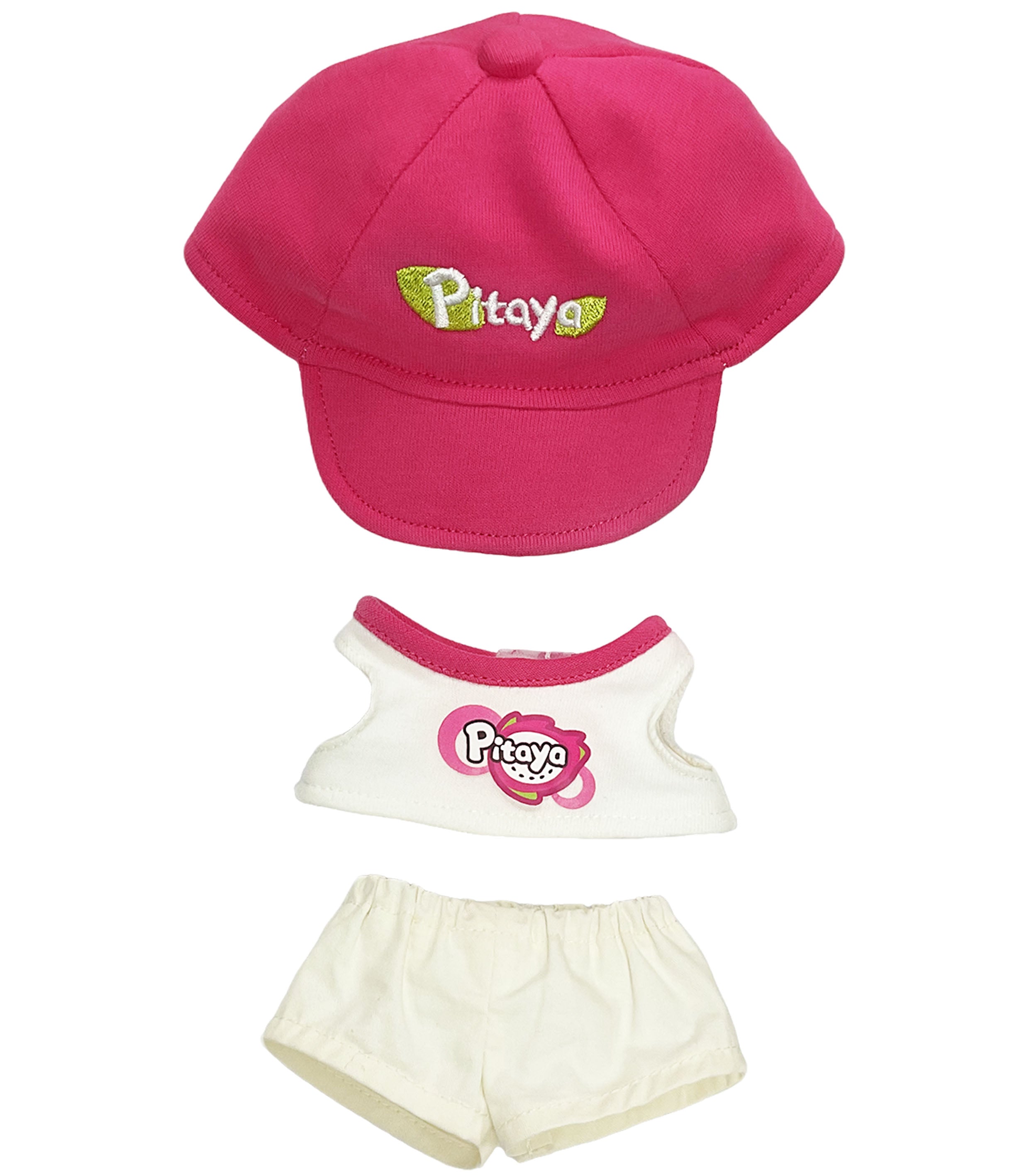 Doll Clothes | Five-color baseball uniform set | Five-color baseball cap | Fruit elements