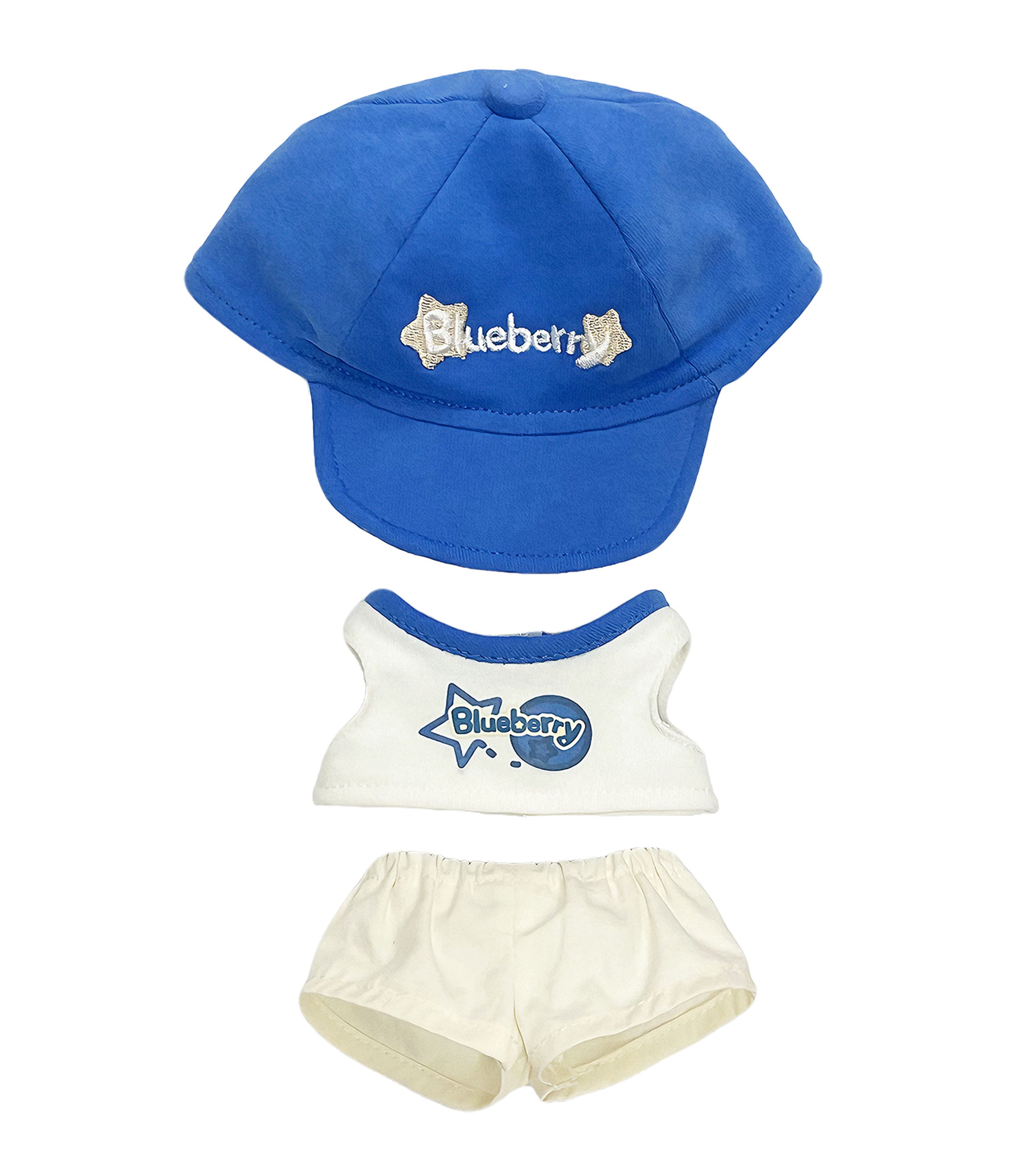 Doll Clothes | Five-color baseball uniform set | Five-color baseball cap | Fruit elements